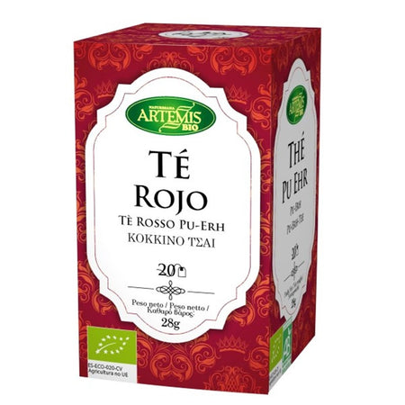 Червен чай Био - Tе Rojo, 20 филтърни пакетчета