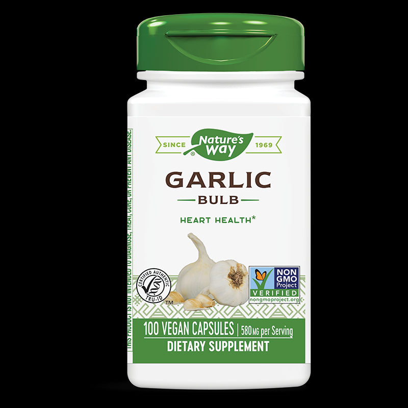 Garlic Bulb/ Чесън (луковица) 580 mg х 100 капсули Nature’s Way - BadiZdrav.BG