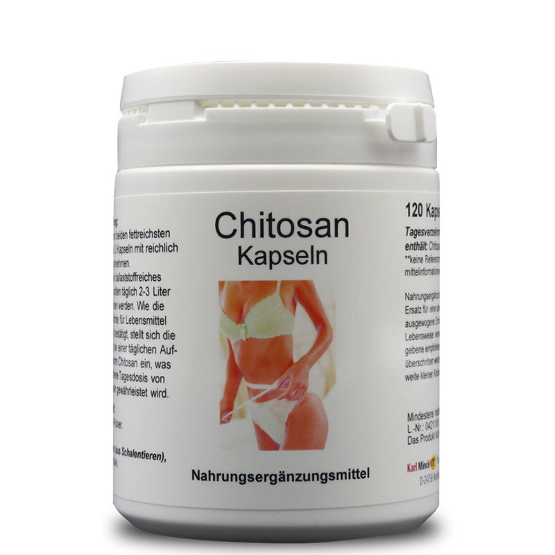 Chitosan - Хитозан - За поддържане на нормално телесно тегло, 120 капсули Karl Minck - BadiZdrav.BG