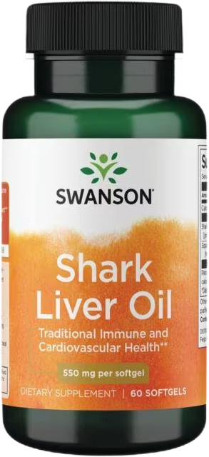 Shark Liver Oil 550 mg - BadiZdrav.BG