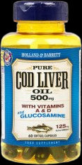 Cod Liver Oil 500 mg | With Glucosamine - BadiZdrav.BG