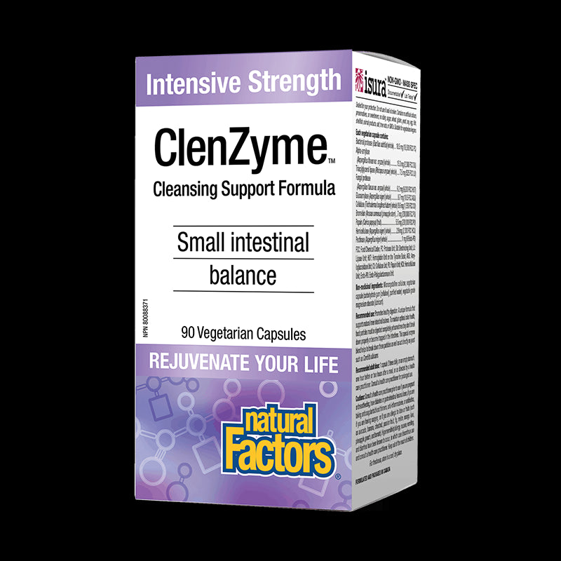 ClenZyme™ Cleansing Support Formula - Храносмилателни ензими, 90 капсули Natural Factors - BadiZdrav.BG