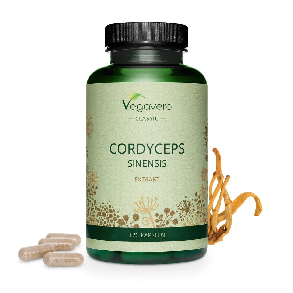 Cordyceps Sinensis Ektrakt/ Кордицепс екстракт, 120 капсули, 100% Vegan Vegavero - BadiZdrav.BG