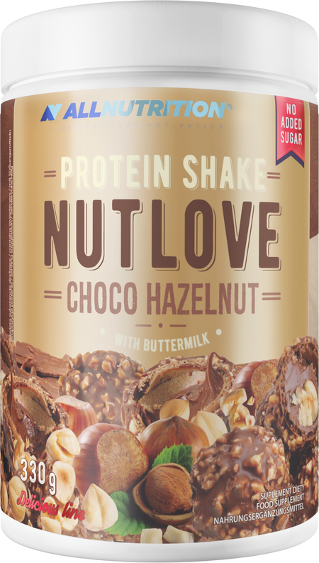NutLove Protein Shake | Whey Protein + Casein - Шоколад с лешник