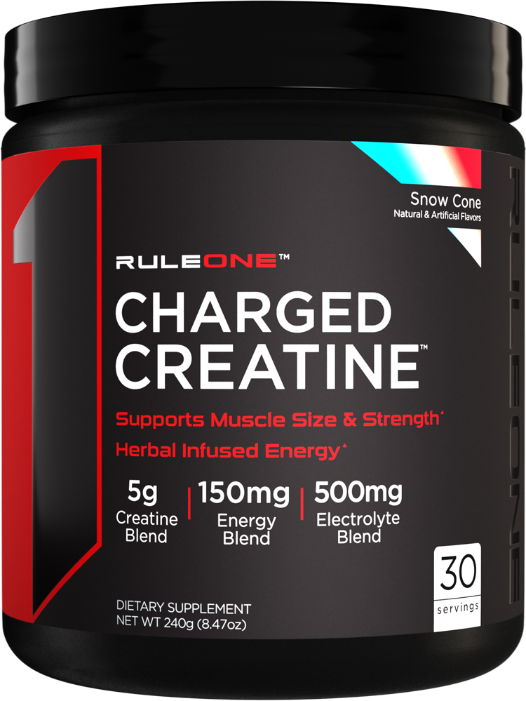 Charged Creatine | Creatine Matrix with Electrolyte &amp; Energy Blends - Snowcone