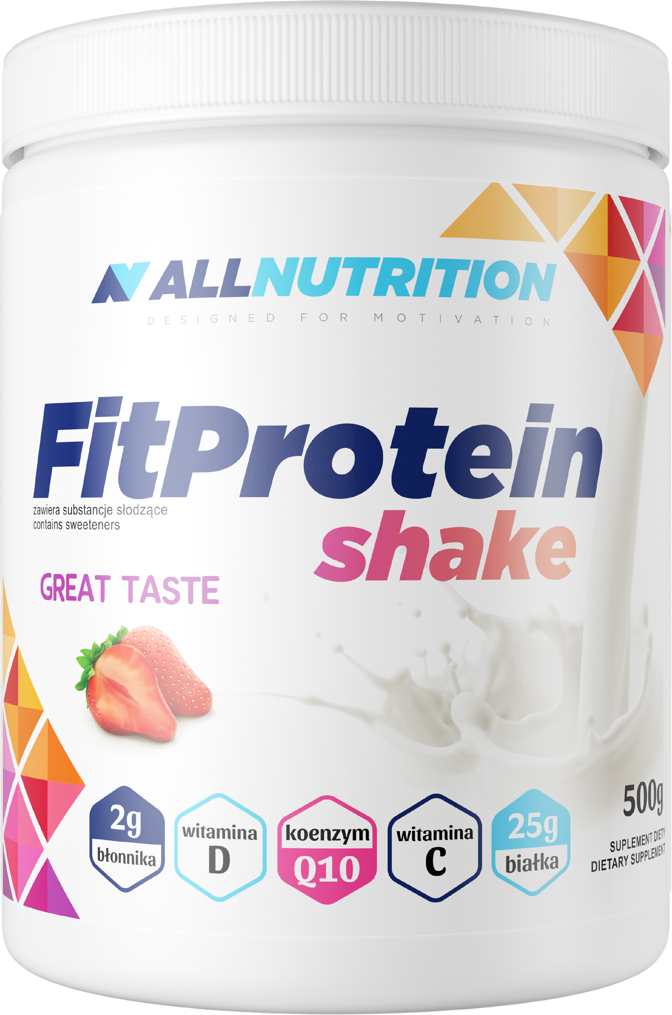 FitProtein Shake | Whey Protein with Collagen - Ягода