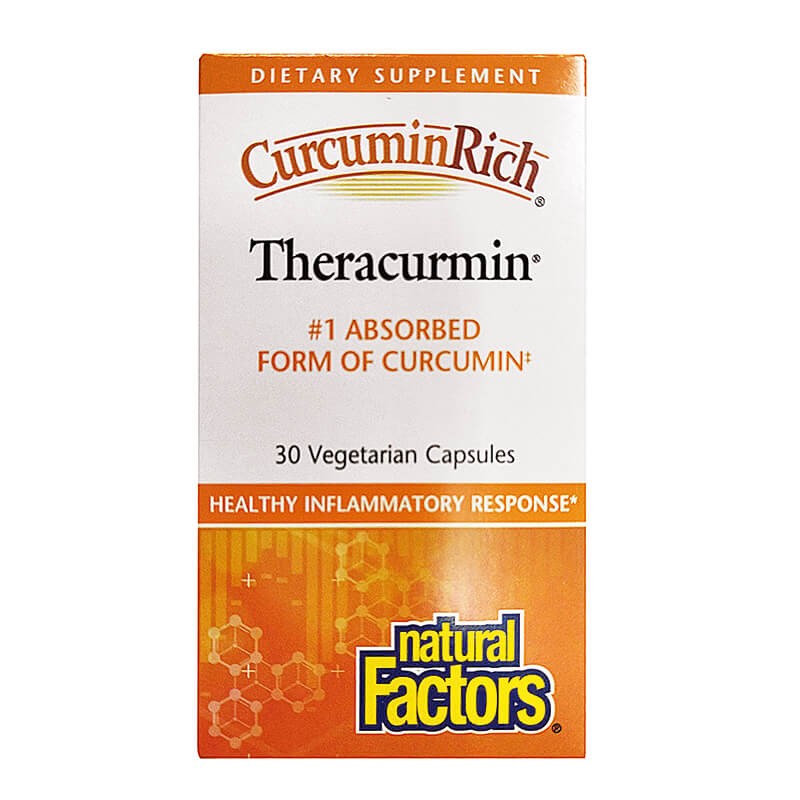 CurcuminRich™ Theracurmin™ / Теракурмин™, 30 mg, 30 капсули Natural Factors - BadiZdrav.BG