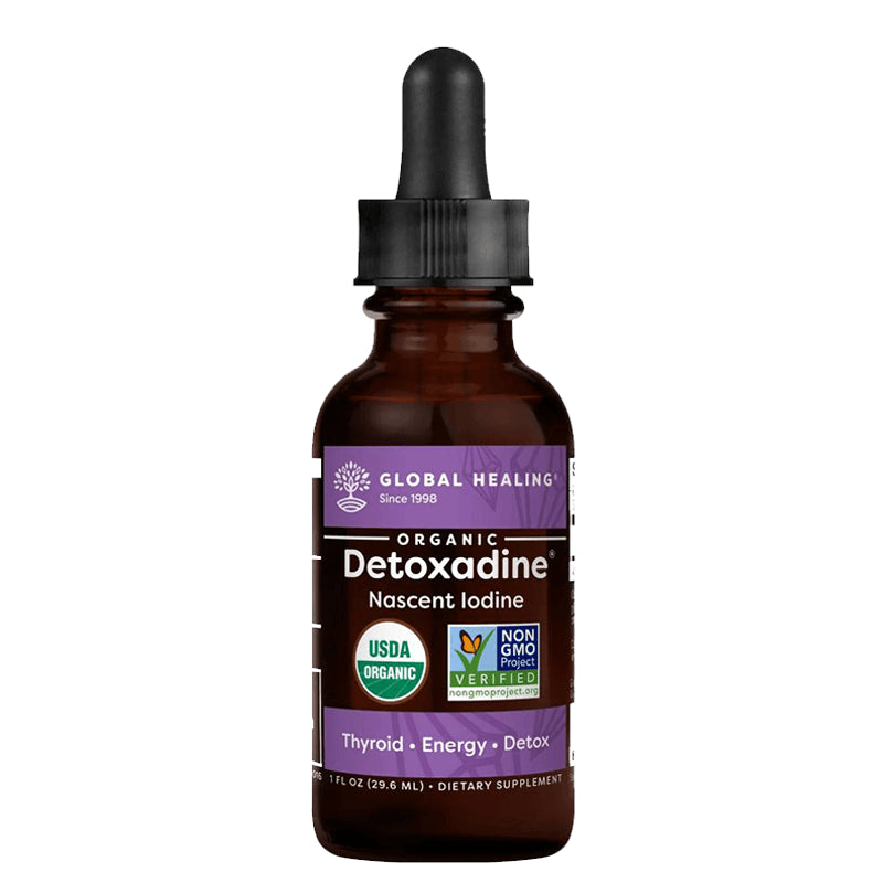 Detoxadine® Nascent Iodine - Detoxadine® сертифициран органичен атомен йод,  29,6 ml Global Healing - BadiZdrav.BG