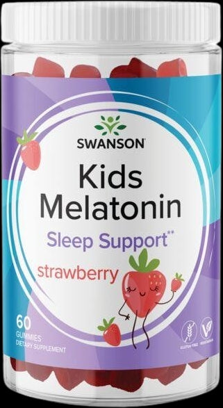 Kids Melatonin Gummies 1 mg | Strawberry - BadiZdrav.BG