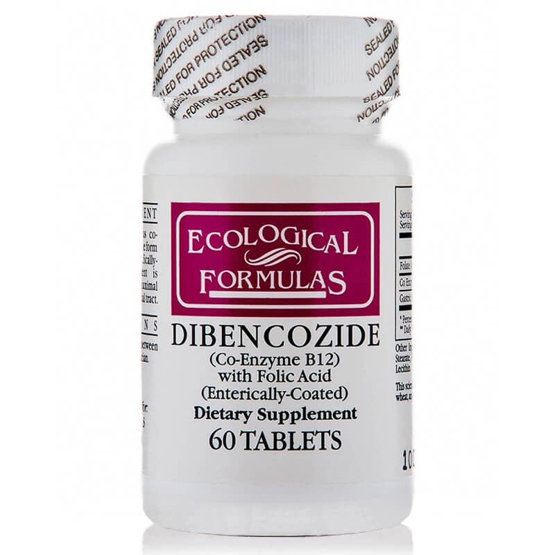 Витамин В12 (Дибенкозид) + Фолиева киселина - Неврологично и сърдечносъдово здраве, 60 таблетки - BadiZdrav.BG