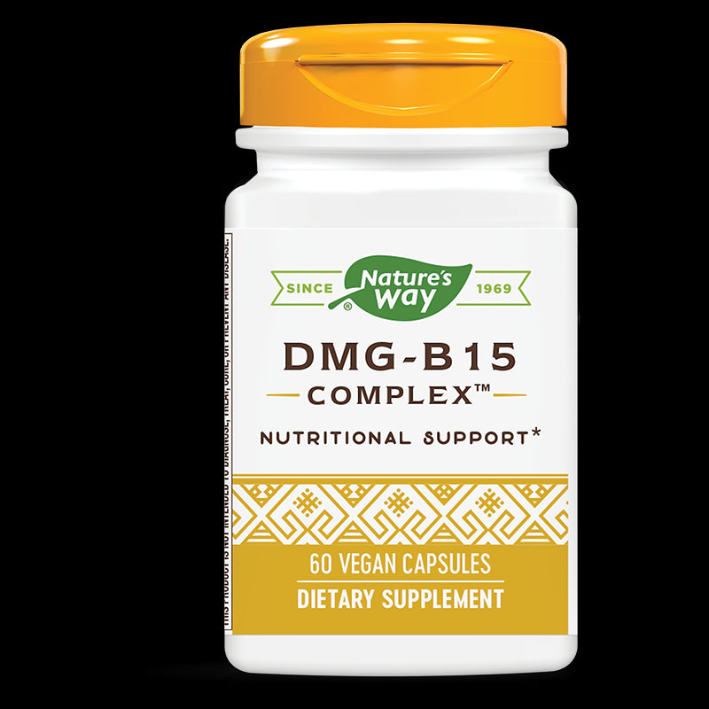 DMG-B15 Complex™/ ДМГ- Витамин В15 Комплекс™ х 60 капсули Nature’s Way - BadiZdrav.BG