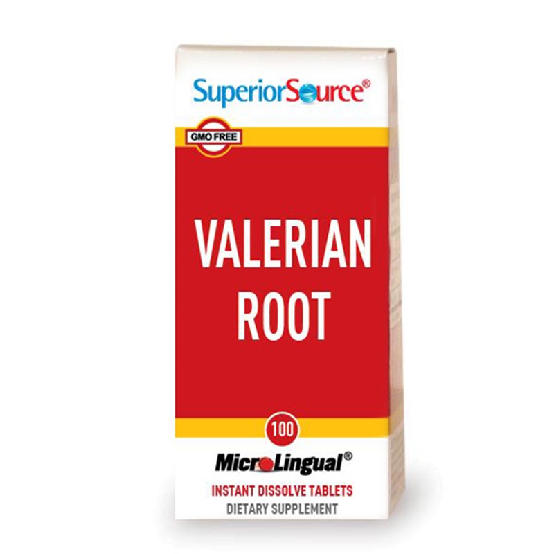 Добро настроение - Валериана (корен), 100 сублингвални таблетки Superior Source - BadiZdrav.BG