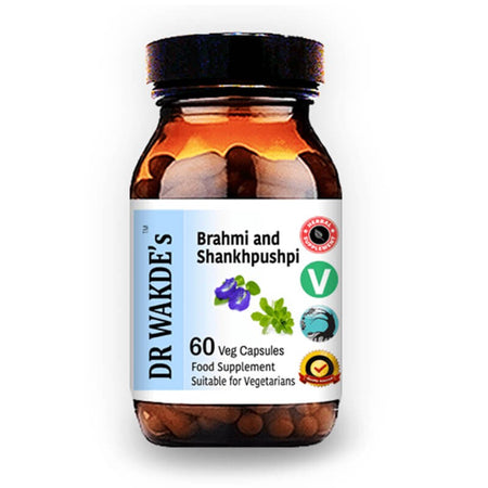 Брахми и Шанкпушпи (Brahmi & Shankhpushpi) - стимулира мозъка и възстановява нервните клетки, 60 капсули - BadiZdrav.BG