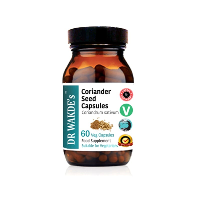 Coriander seed / Кориандър Аюрведа, 60 капсули DR WAKDE’s - BadiZdrav.BG