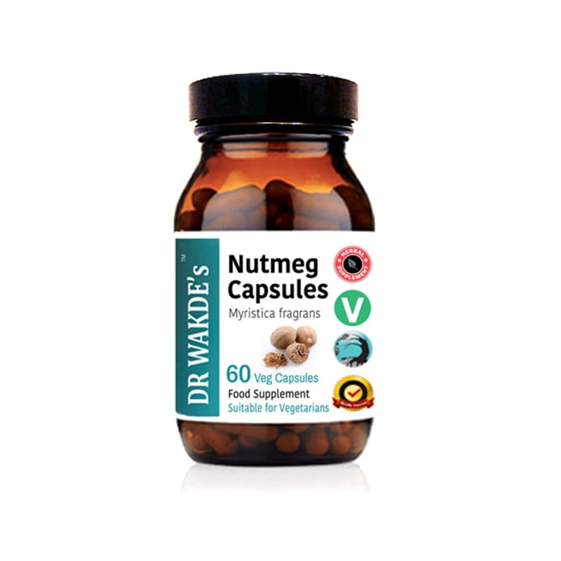 Nutmeg Seed / Индийско орехче Аюрведа, 60 капсули DR WAKDE’s - BadiZdrav.BG