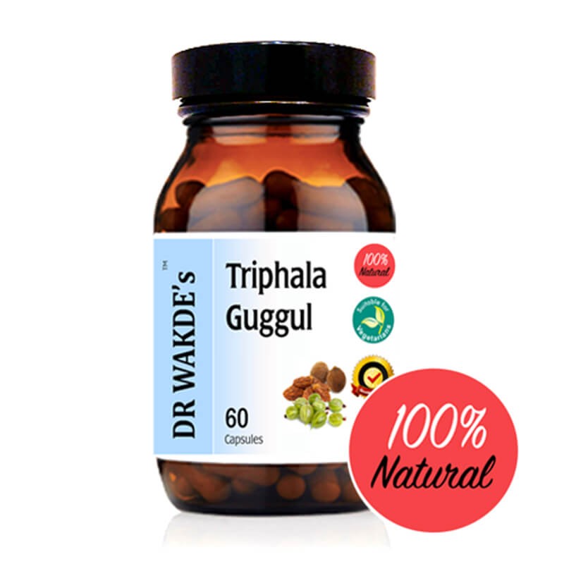 Трифала Гугул (Triphala Guggul) - При висок холестерол, затлъстяване и хемороиди, 60 капсули - BadiZdrav.BG