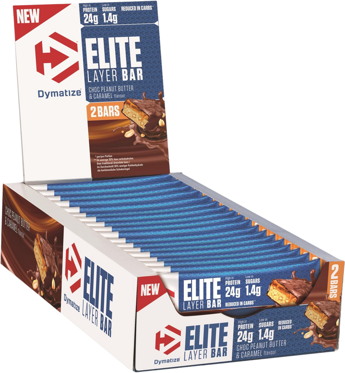 Elite Layer Bar - Шоколад с фъстъчено масло и карамел