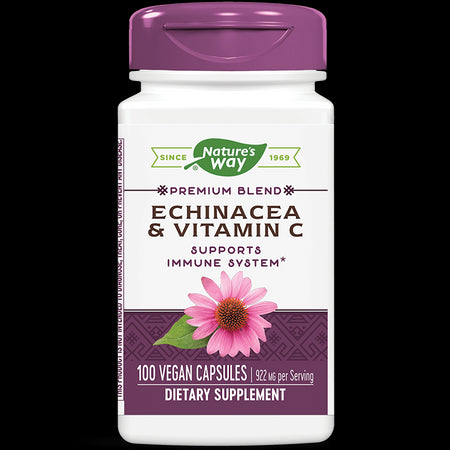 Echinacea & Vitamin C/ Ехинацея & Витамин C х 100 капсули Nature’s Way - BadiZdrav.BG