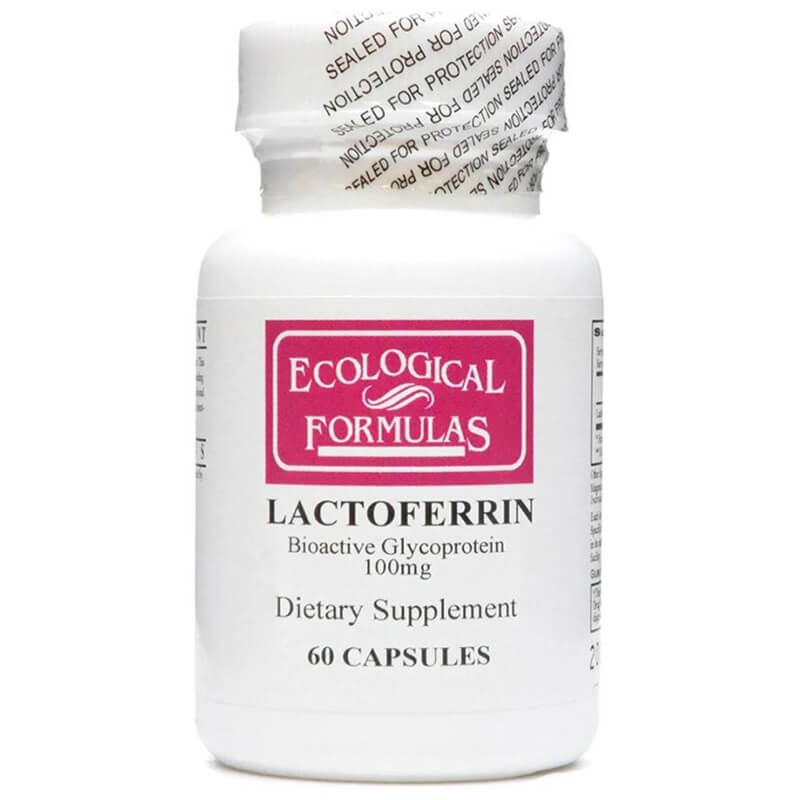 Lactoferrin / Лактоферин (Биоактивен гликопротеин), 60 капсули Ecological Formulas