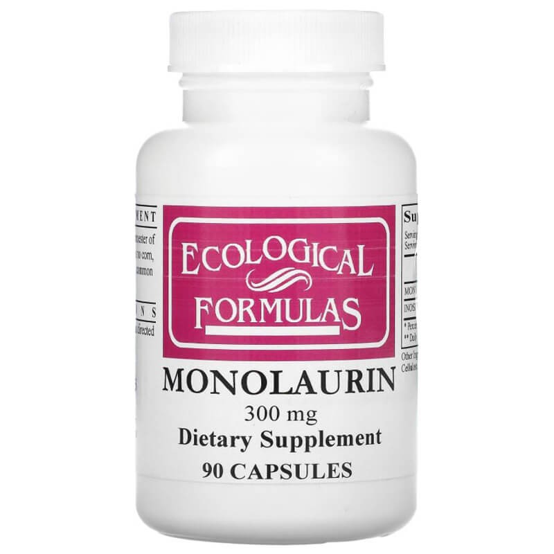 Monolaurine/ Монолаурин, 90 капсули Ecological Formulas - BadiZdrav.BG