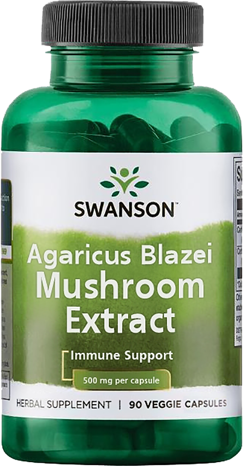 Agaricus Blazei Mushroom Extract 500 mg - BadiZdrav.BG