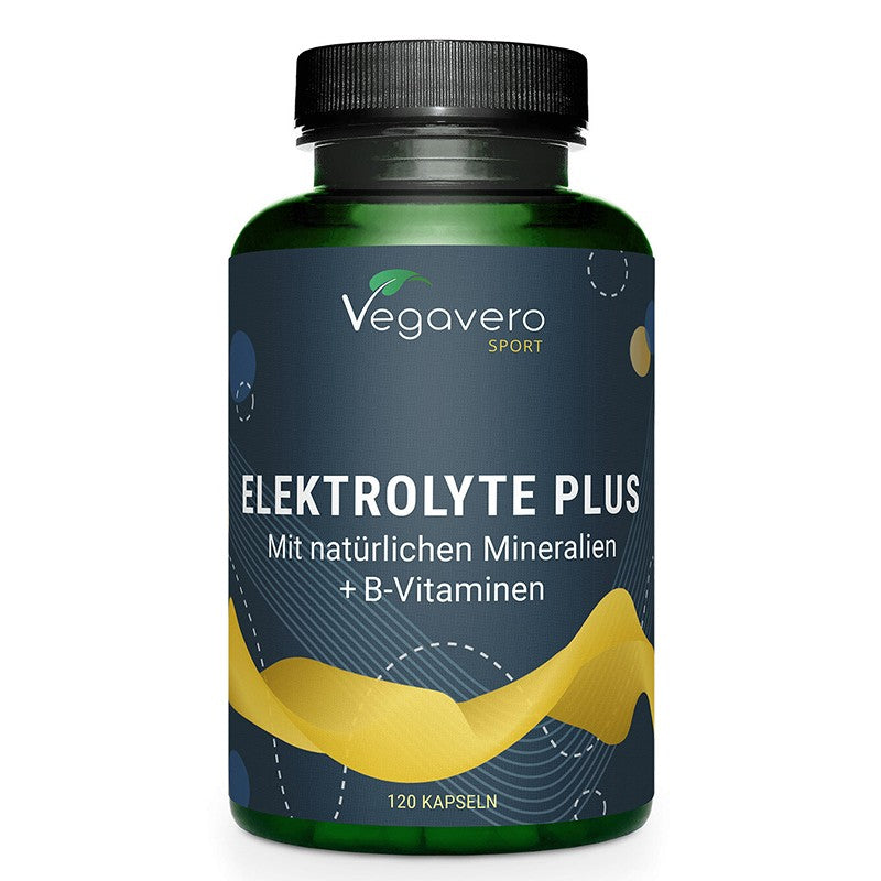 Електролити + Натурални минерали и витамини В, 120 капсули Vegavero