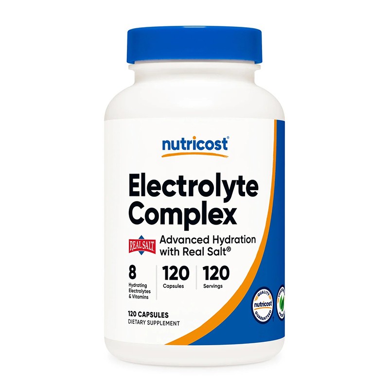 Eлектролити + Витамини и минерали - Electrolyte Complex, 120 капсули Nutricost - BadiZdrav.BG