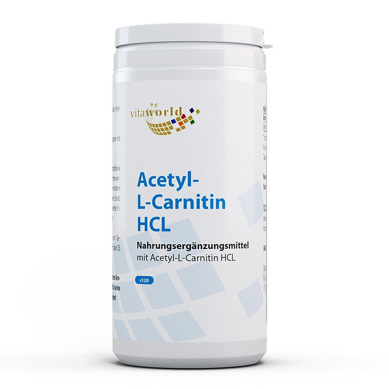 Енергиен метаболизъм - Ацетил-Л-Карнитин HCL, 120 капсули - BadiZdrav.BG