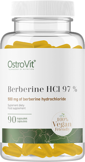 Berberine HCl 500 mg | 97% Berberis Root Extract - BadiZdrav.BG