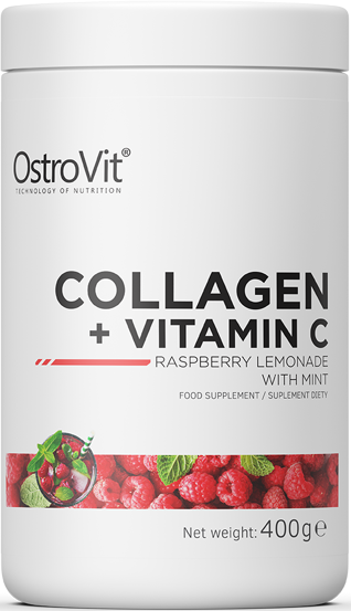 Collagen + Vitamin C / Powder - Малинова лимонада с мента