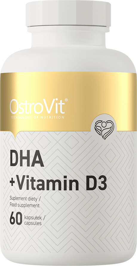 DHA + Vitamin D3 | 300 mg DHA from Fish Oil - BadiZdrav.BG
