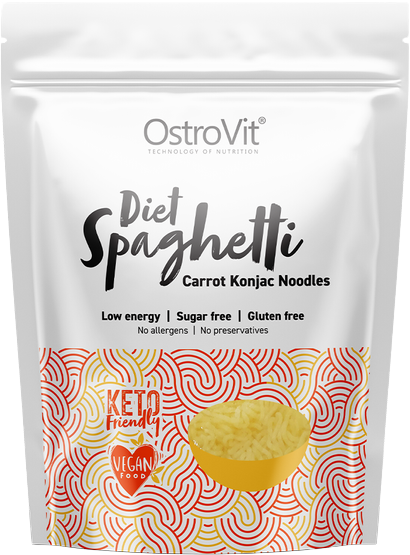 Diet Spaghetti + Carrot / Keto-Friendly Low-Calorie Konjac Noodles - BadiZdrav.BG
