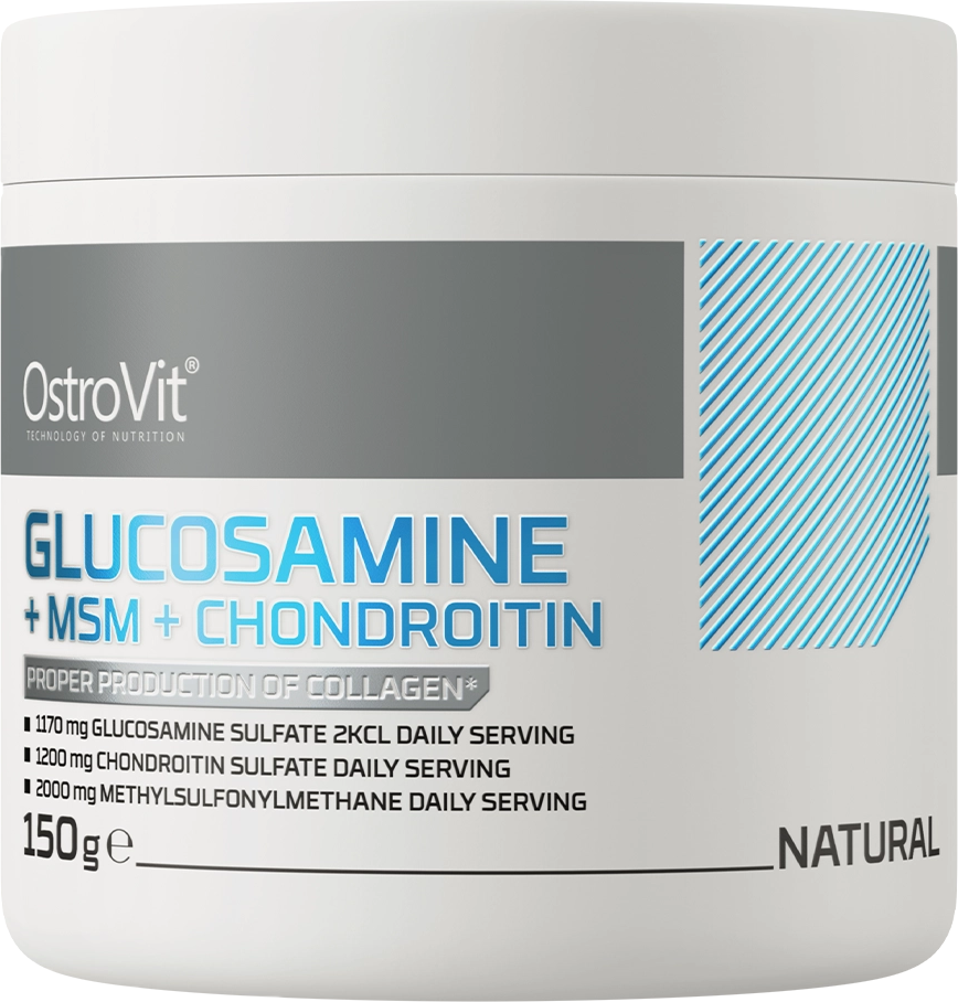 Glucosamine + MSM + Chondroitin Powder - Неовкусен