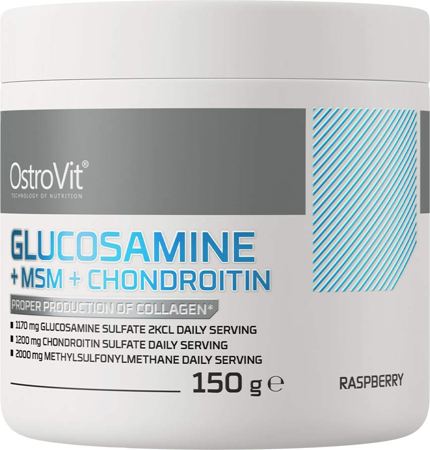 Glucosamine + MSM + Chondroitin Powder - Малина
