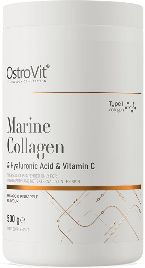Marine Collagen &amp; Hyaluronic Acid Powder | with Vitamin C