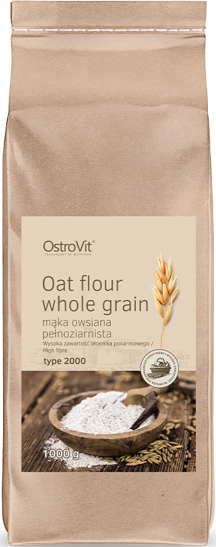 Oat Flour Whole Grain / Пълнозърнесто брашно - BadiZdrav.BG