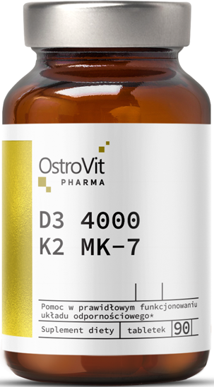 Vitamin D3 4000 + K2 MK-7 100 mcg - BadiZdrav.BG