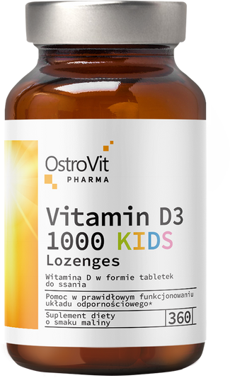 Vitamin D3 1000 Kids | Lozenges - BadiZdrav.BG