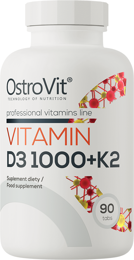 Vitamin D3 1000 IU + K2 50 mcg - BadiZdrav.BG