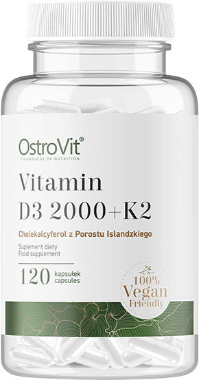 Vitamin D3 2000 + K2 50 mcg | Vege - BadiZdrav.BG