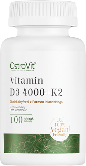Vitamin D3 4000 IU + K2 100 mcg | Vege - BadiZdrav.BG