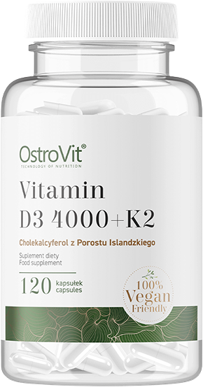 Vitamin D3 4000 + K2 | Vege Caps - BadiZdrav.BG