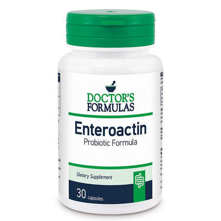 Enteroactin Probiotic Formula - Ентероактин Пробиотична Формула x 30 капсули Doctor’s Formulas - BadiZdrav.BG
