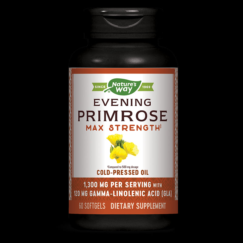 Evening Primrose - Вечерна иглика (масло), 1300 mg, 60 софтгел капсули Nature’s Way - BadiZdrav.BG