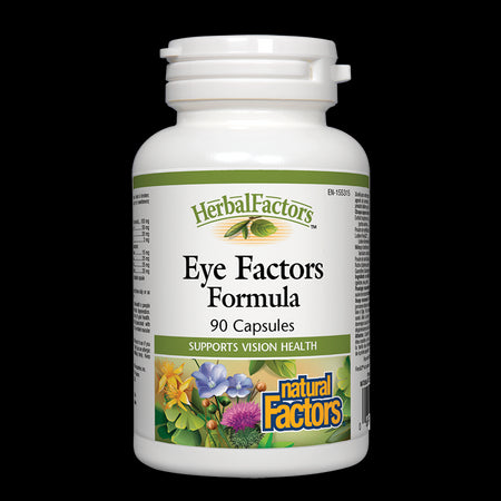 Eye Factors Formula/ Формула в подкрепа на зрението х 90 капсули Natural Factors - BadiZdrav.BG