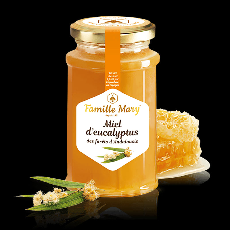Miel d’ eucalyptus / Пчелен мед от евкалиптови цветчета, 360 g Famille Mary - BadiZdrav.BG