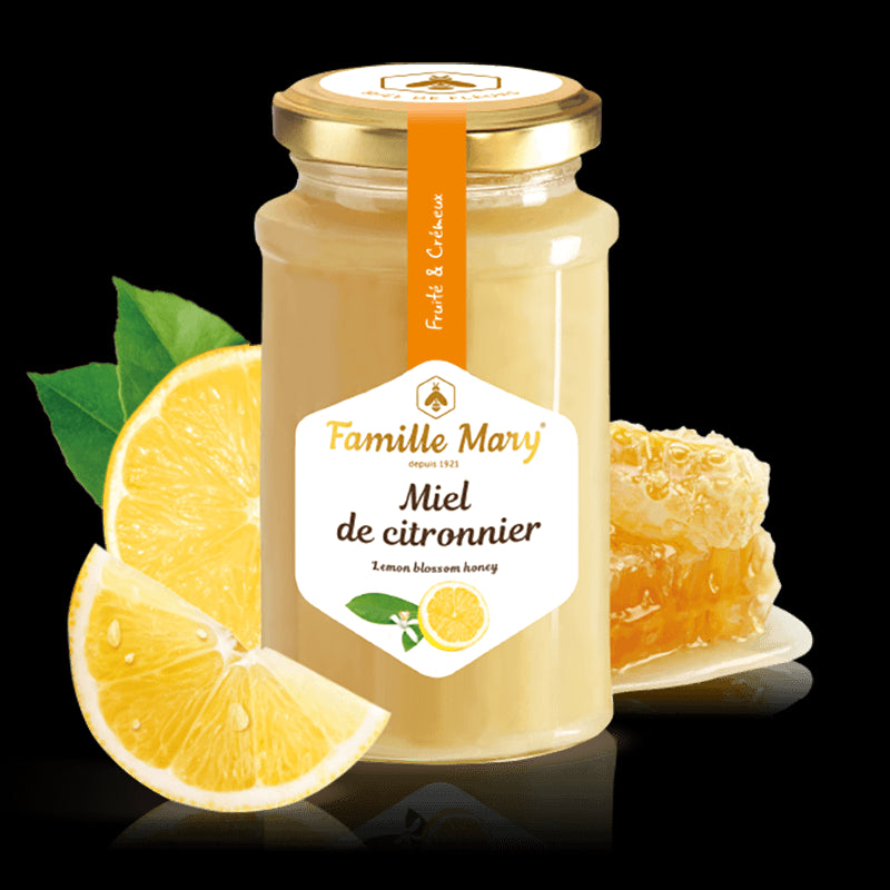 Miel de citronnier / Пчелен мед от лимоново дърво (от овощни градини във Валенсия, Испания), 360 g Famille Mary - BadiZdrav.BG