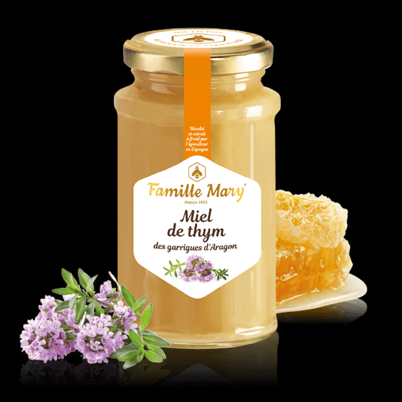 Miel de thym / Пчелен мед от мащерка, 360 g Famille Mary - BadiZdrav.BG