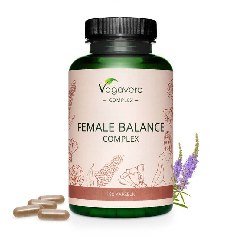Female Balance Complex/ Формула за женско здраве, 180 капсули, 100% Vegan Vegavero - BadiZdrav.BG