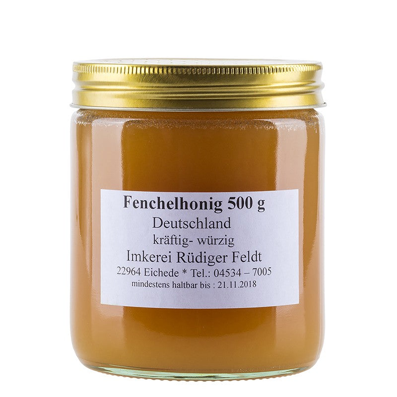 Fenchelblütenhonig - Мед от цвят на див копър, 500 g - BadiZdrav.BG